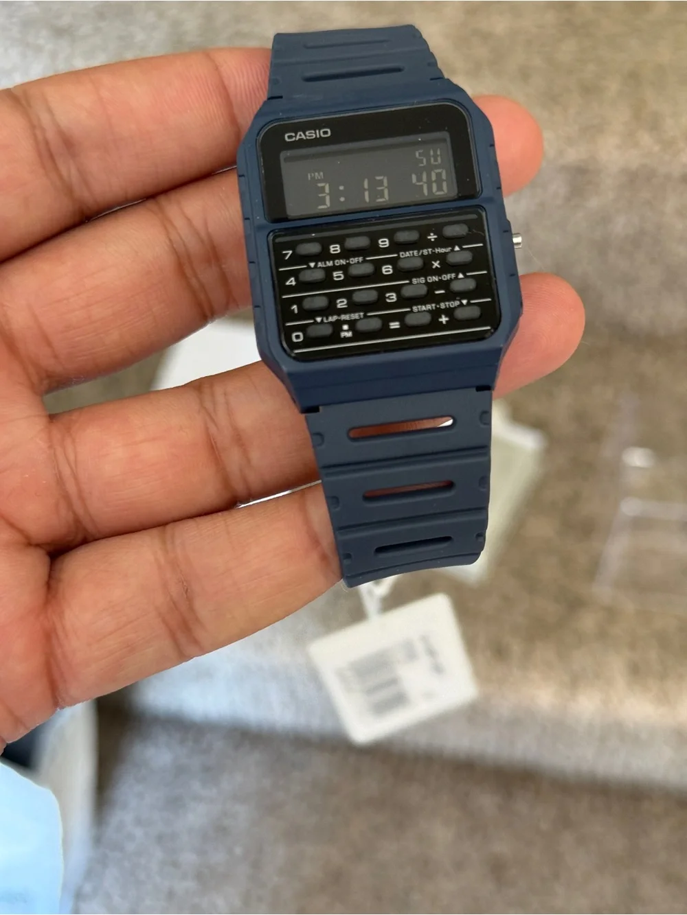 Casio Databank Calculator Alarm Calendar Dual Time Unisex trendy Watch